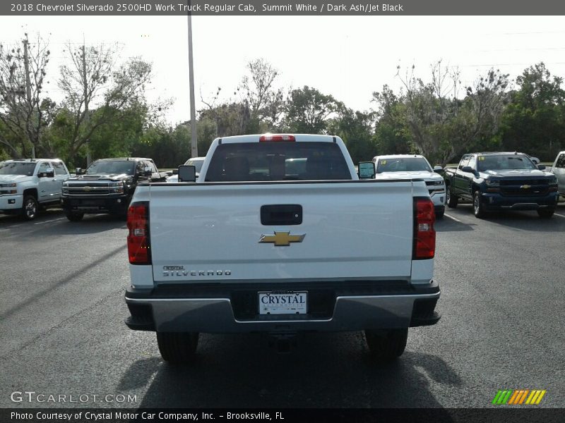 Summit White / Dark Ash/Jet Black 2018 Chevrolet Silverado 2500HD Work Truck Regular Cab