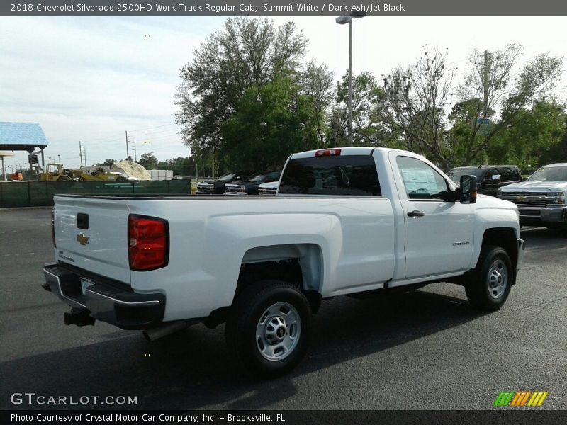 Summit White / Dark Ash/Jet Black 2018 Chevrolet Silverado 2500HD Work Truck Regular Cab