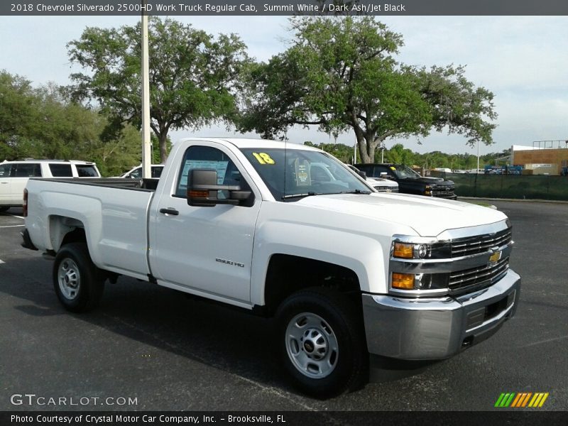 Summit White / Dark Ash/Jet Black 2018 Chevrolet Silverado 2500HD Work Truck Regular Cab