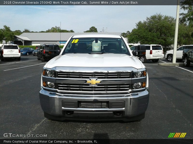 Summit White / Dark Ash/Jet Black 2018 Chevrolet Silverado 2500HD Work Truck Regular Cab
