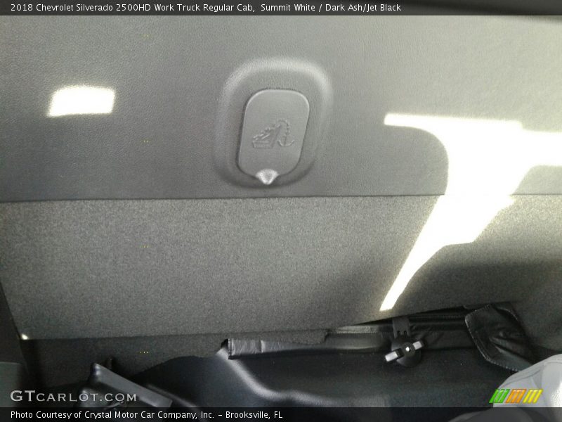 Summit White / Dark Ash/Jet Black 2018 Chevrolet Silverado 2500HD Work Truck Regular Cab