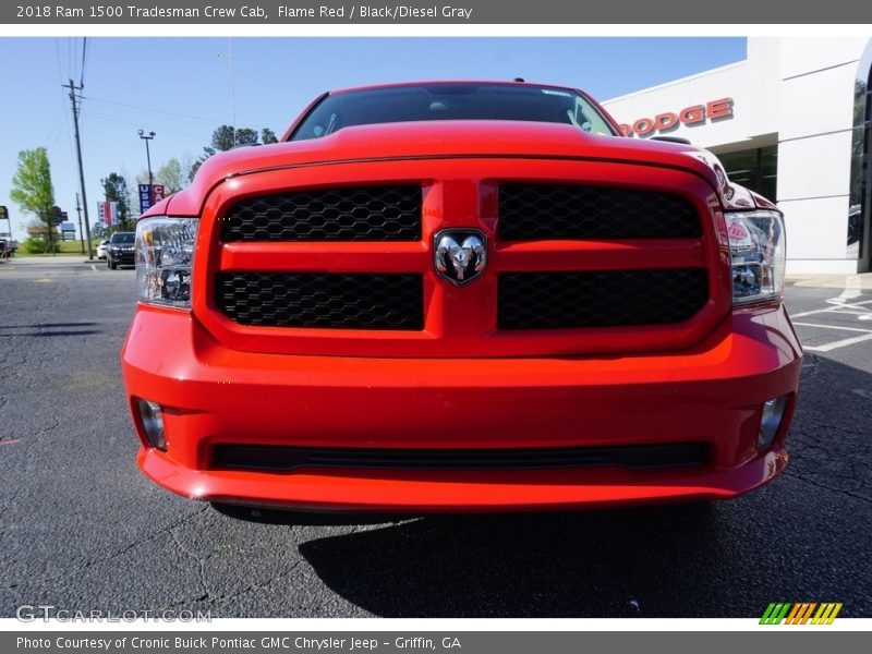 Flame Red / Black/Diesel Gray 2018 Ram 1500 Tradesman Crew Cab