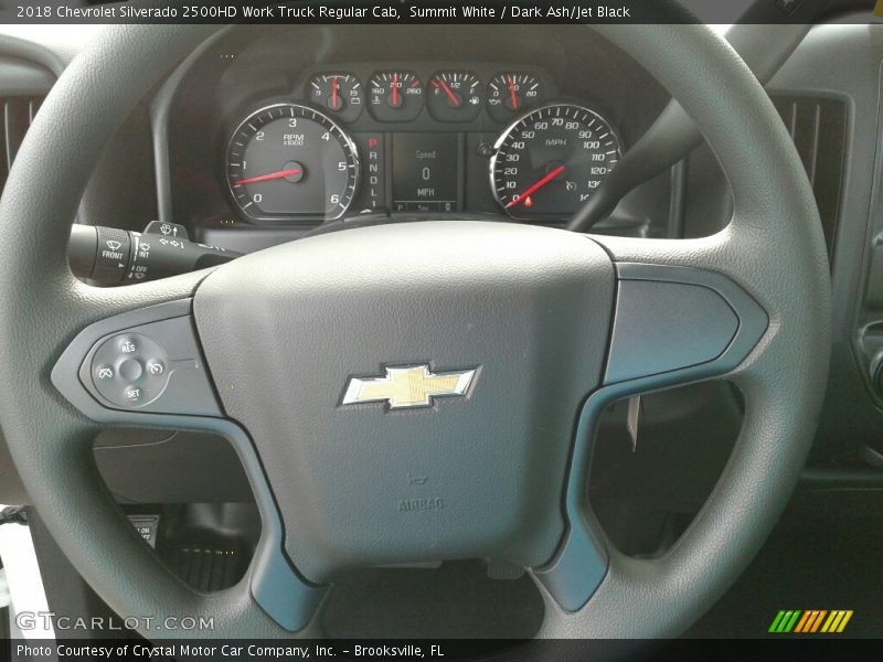 Summit White / Dark Ash/Jet Black 2018 Chevrolet Silverado 2500HD Work Truck Regular Cab