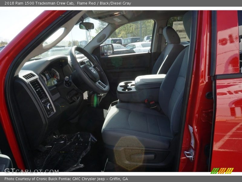 Flame Red / Black/Diesel Gray 2018 Ram 1500 Tradesman Crew Cab