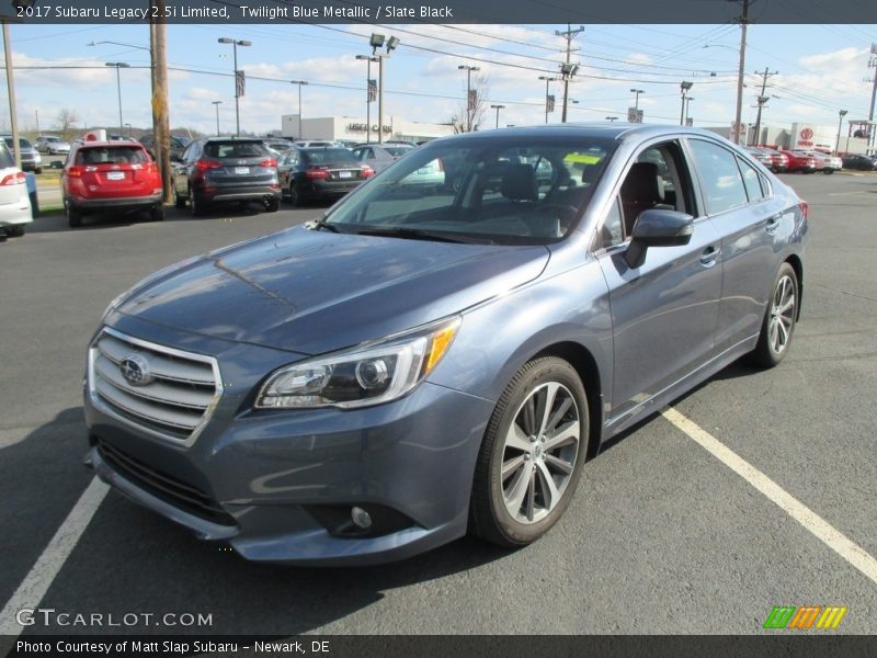 Twilight Blue Metallic / Slate Black 2017 Subaru Legacy 2.5i Limited