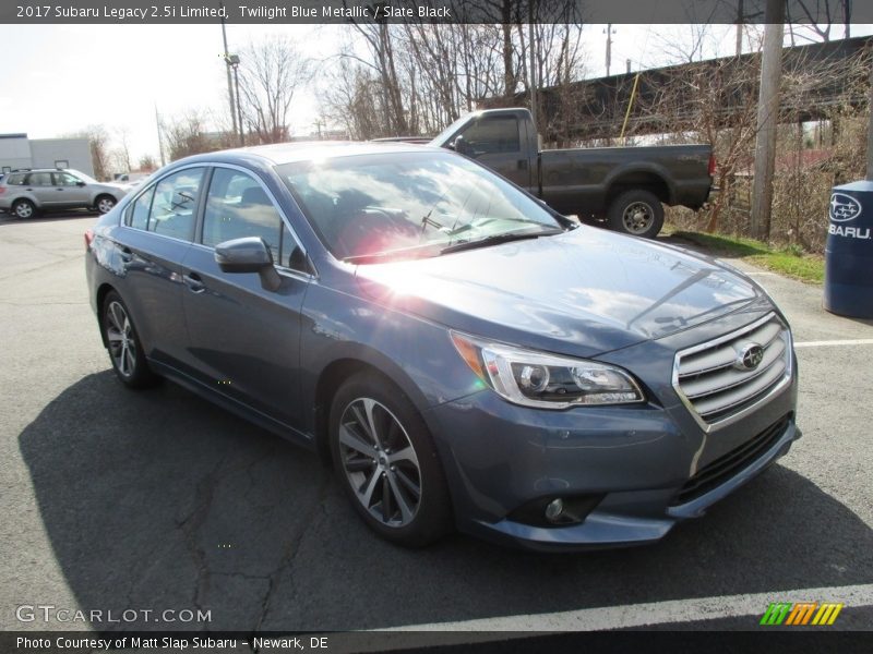 Twilight Blue Metallic / Slate Black 2017 Subaru Legacy 2.5i Limited