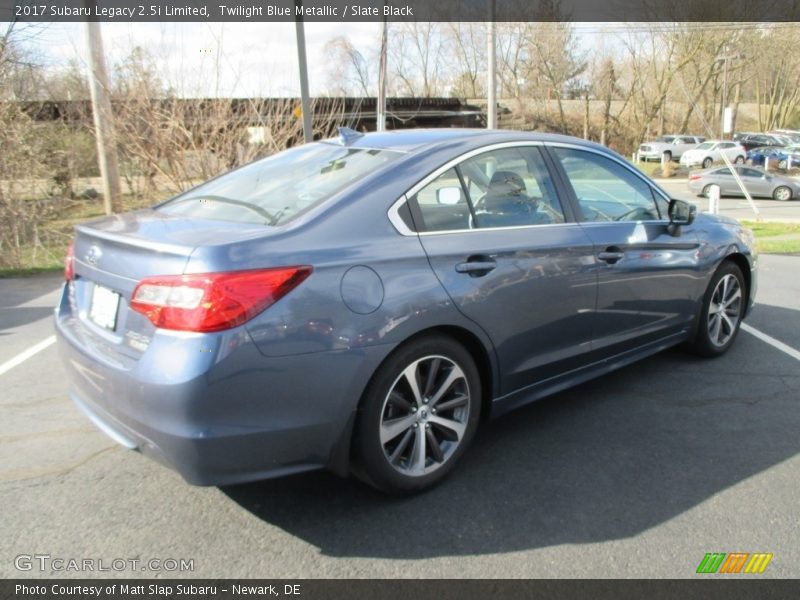 Twilight Blue Metallic / Slate Black 2017 Subaru Legacy 2.5i Limited