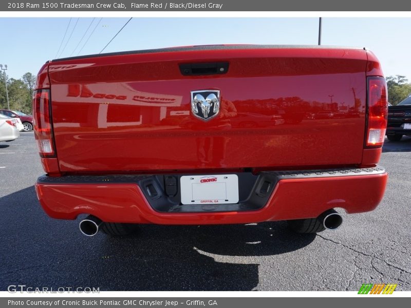 Flame Red / Black/Diesel Gray 2018 Ram 1500 Tradesman Crew Cab