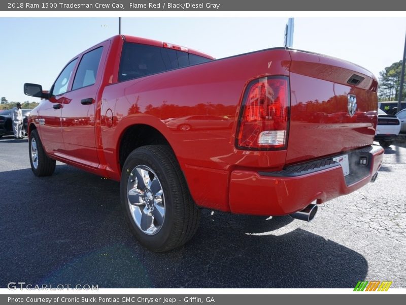 Flame Red / Black/Diesel Gray 2018 Ram 1500 Tradesman Crew Cab