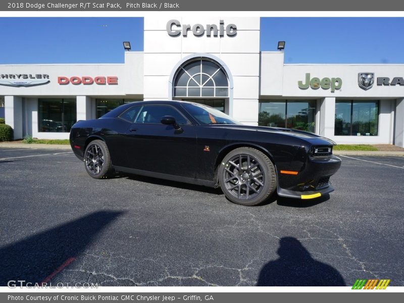 Pitch Black / Black 2018 Dodge Challenger R/T Scat Pack