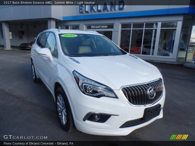 Summit White / Light Neutral 2017 Buick Envision Essence AWD
