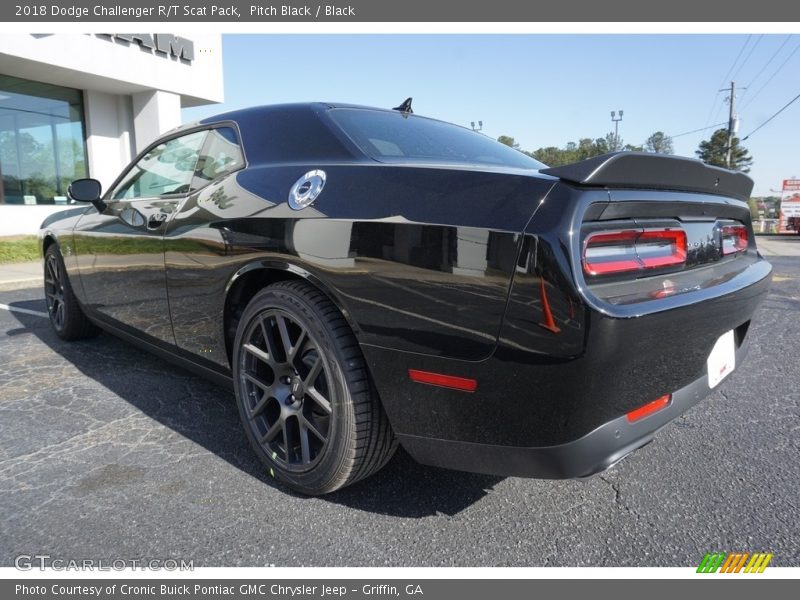 Pitch Black / Black 2018 Dodge Challenger R/T Scat Pack