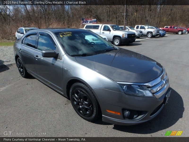 Sterling Grey Metallic / Charcoal Black 2010 Ford Fusion SE