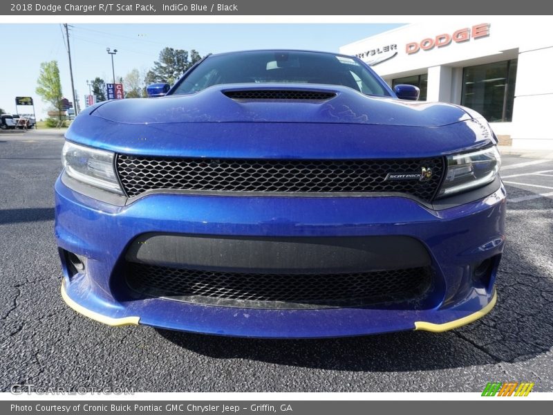IndiGo Blue / Black 2018 Dodge Charger R/T Scat Pack