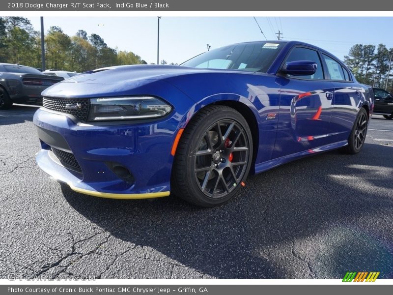 IndiGo Blue / Black 2018 Dodge Charger R/T Scat Pack