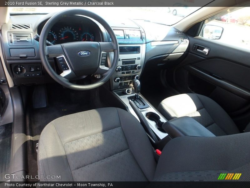 Sterling Grey Metallic / Charcoal Black 2010 Ford Fusion SE