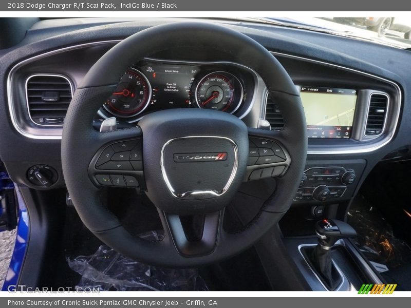 IndiGo Blue / Black 2018 Dodge Charger R/T Scat Pack