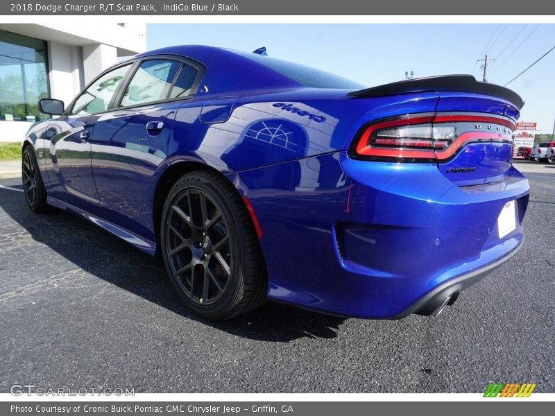 IndiGo Blue / Black 2018 Dodge Charger R/T Scat Pack