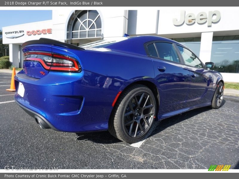 IndiGo Blue / Black 2018 Dodge Charger R/T Scat Pack