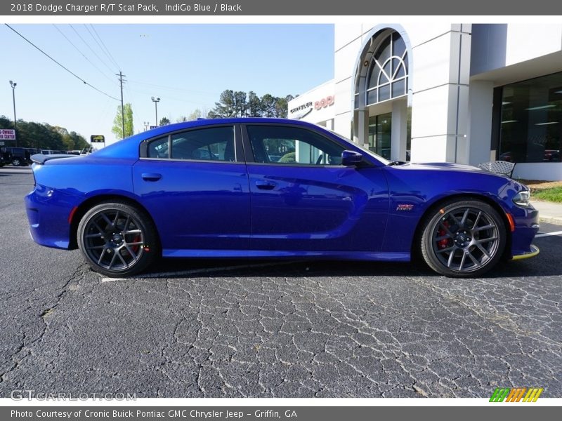 IndiGo Blue / Black 2018 Dodge Charger R/T Scat Pack
