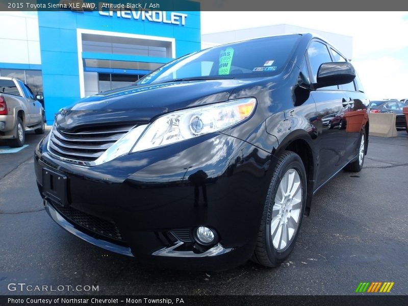 Attitude Black / Ash 2015 Toyota Sienna XLE AWD