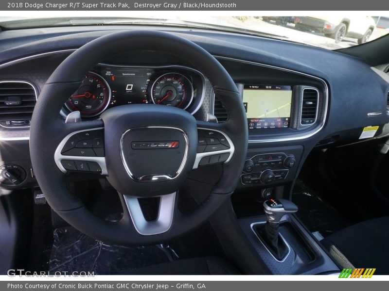Destroyer Gray / Black/Houndstooth 2018 Dodge Charger R/T Super Track Pak