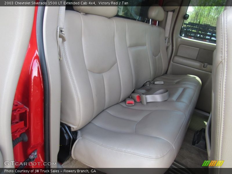 Victory Red / Tan 2003 Chevrolet Silverado 1500 LT Extended Cab 4x4