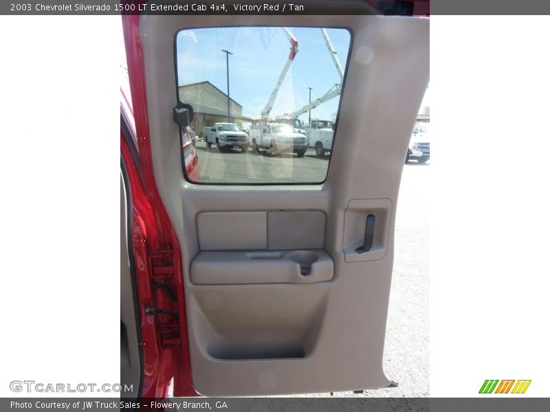 Victory Red / Tan 2003 Chevrolet Silverado 1500 LT Extended Cab 4x4