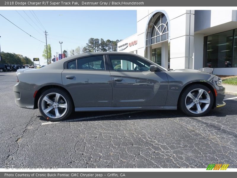 Destroyer Gray / Black/Houndstooth 2018 Dodge Charger R/T Super Track Pak