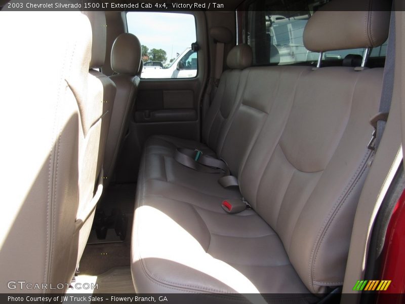 Victory Red / Tan 2003 Chevrolet Silverado 1500 LT Extended Cab 4x4