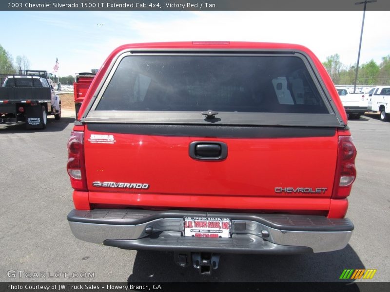 Victory Red / Tan 2003 Chevrolet Silverado 1500 LT Extended Cab 4x4