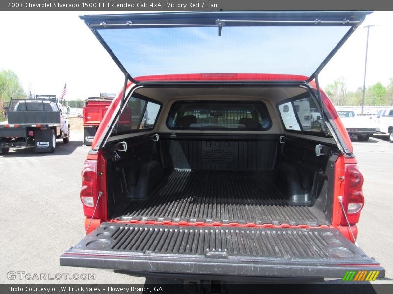 Victory Red / Tan 2003 Chevrolet Silverado 1500 LT Extended Cab 4x4