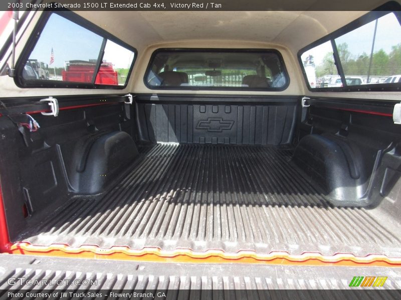Victory Red / Tan 2003 Chevrolet Silverado 1500 LT Extended Cab 4x4