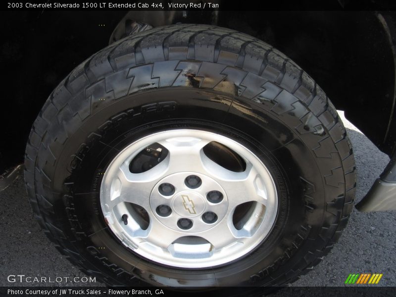 Victory Red / Tan 2003 Chevrolet Silverado 1500 LT Extended Cab 4x4
