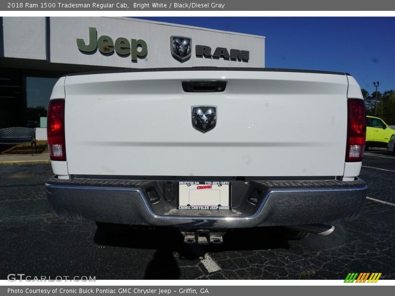Bright White / Black/Diesel Gray 2018 Ram 1500 Tradesman Regular Cab