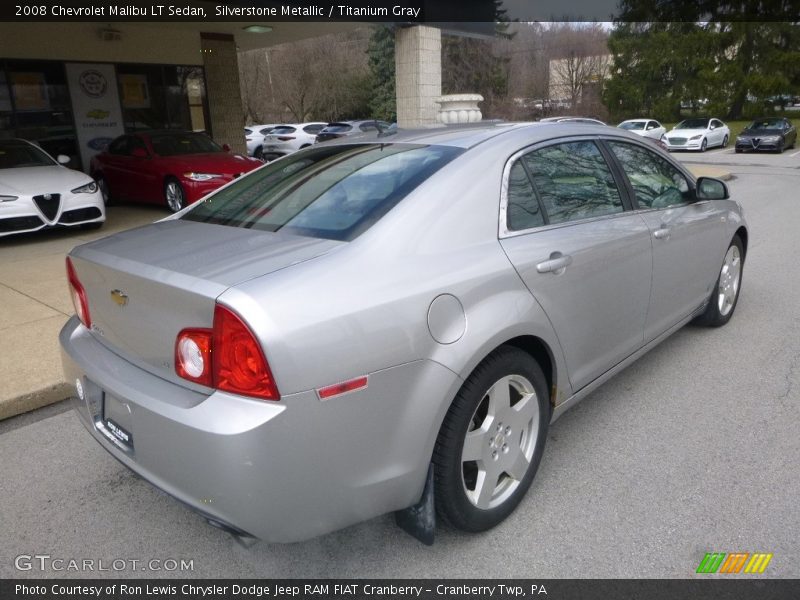 Silverstone Metallic / Titanium Gray 2008 Chevrolet Malibu LT Sedan