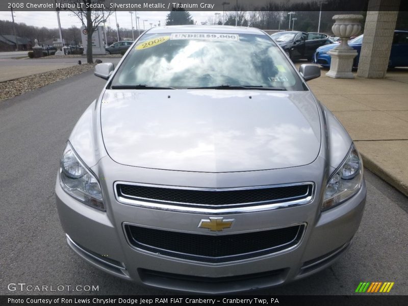 Silverstone Metallic / Titanium Gray 2008 Chevrolet Malibu LT Sedan