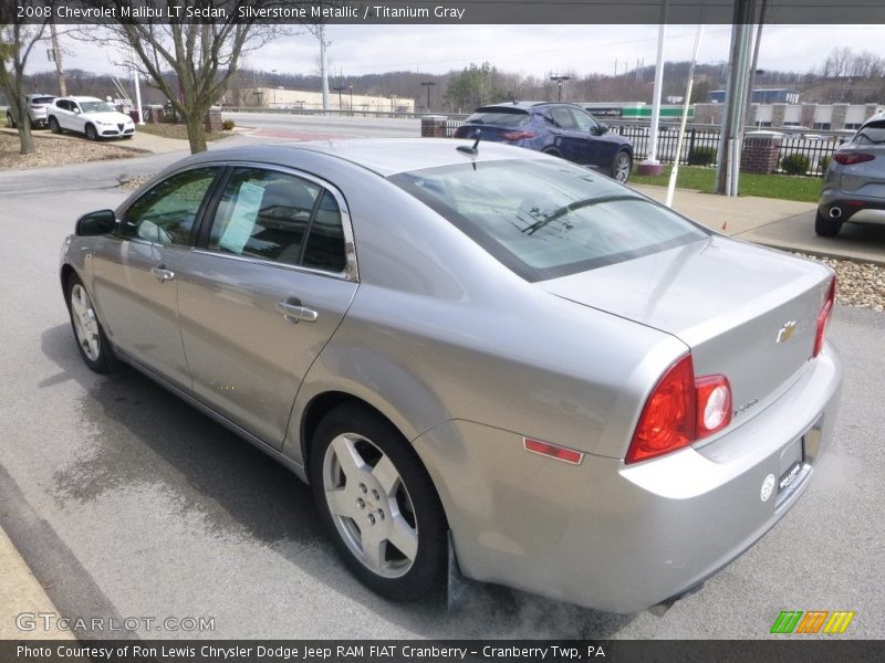 Silverstone Metallic / Titanium Gray 2008 Chevrolet Malibu LT Sedan