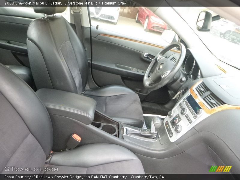 Silverstone Metallic / Titanium Gray 2008 Chevrolet Malibu LT Sedan