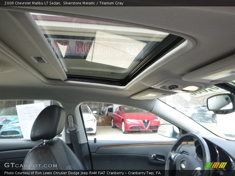 Silverstone Metallic / Titanium Gray 2008 Chevrolet Malibu LT Sedan