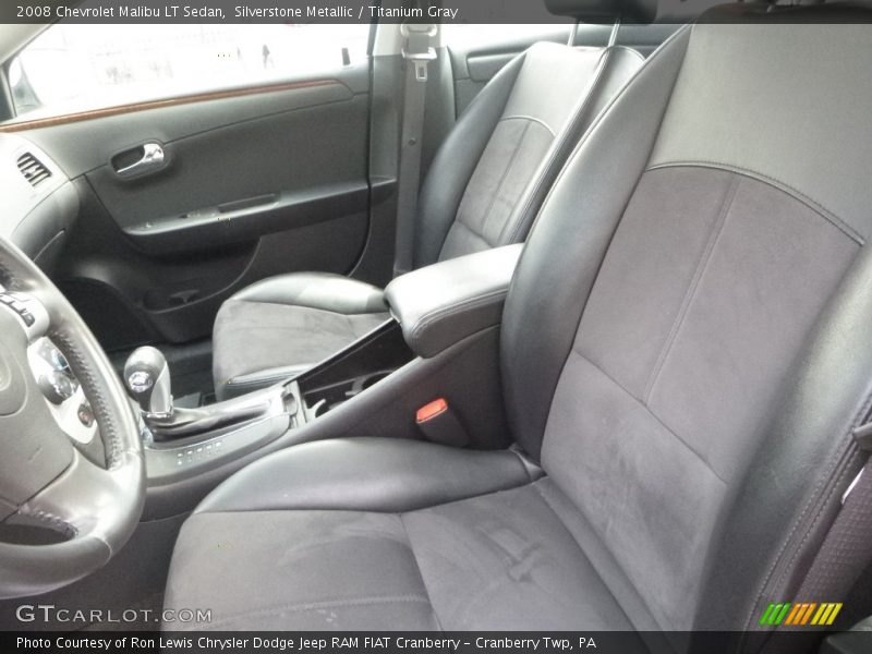 Silverstone Metallic / Titanium Gray 2008 Chevrolet Malibu LT Sedan