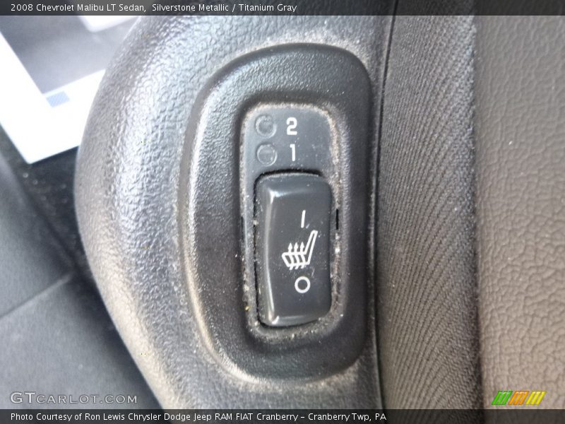 Silverstone Metallic / Titanium Gray 2008 Chevrolet Malibu LT Sedan