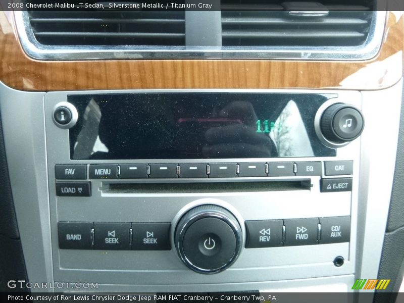 Silverstone Metallic / Titanium Gray 2008 Chevrolet Malibu LT Sedan