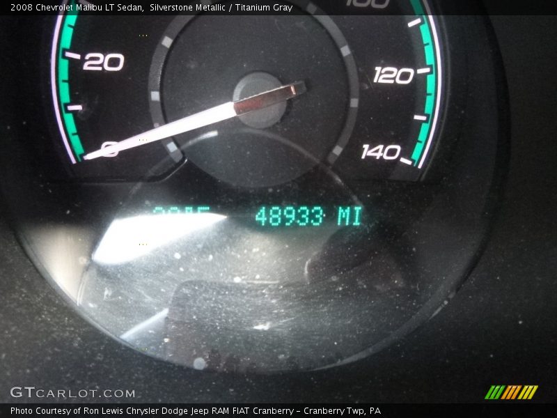 Silverstone Metallic / Titanium Gray 2008 Chevrolet Malibu LT Sedan
