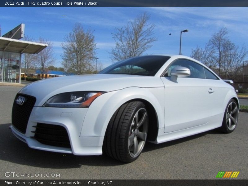 Ibis White / Black 2012 Audi TT RS quattro Coupe