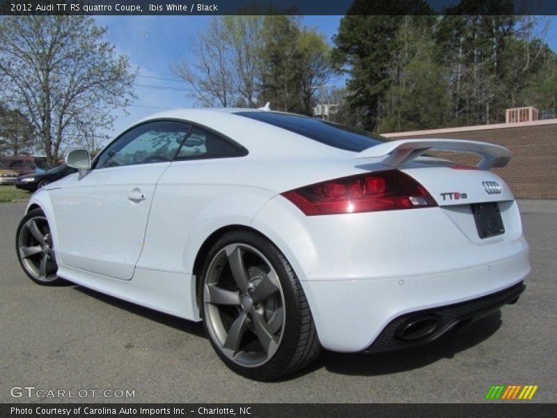 Ibis White / Black 2012 Audi TT RS quattro Coupe