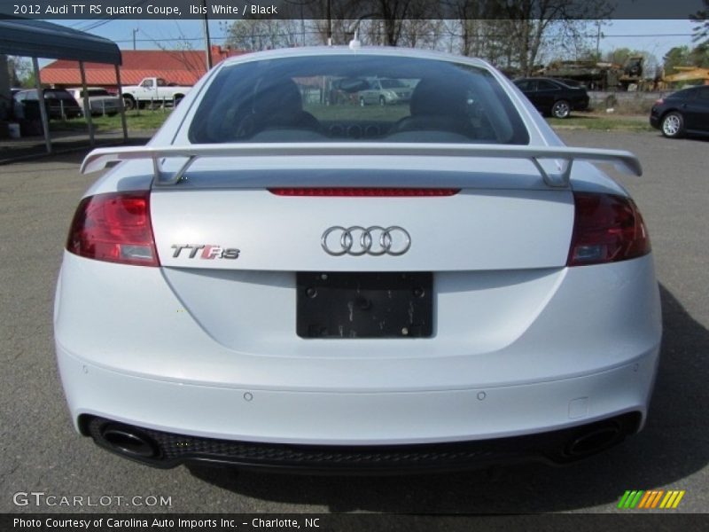 Ibis White / Black 2012 Audi TT RS quattro Coupe