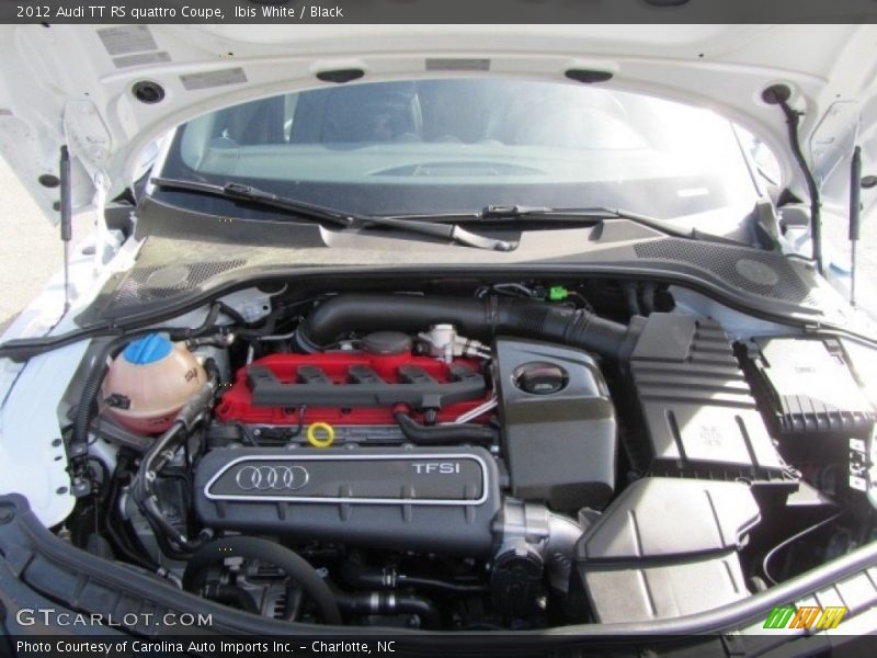  2012 TT RS quattro Coupe Engine - 2.5 Liter FSI Turbocharged DOHC 20-Valve VVT 5 Cylinder