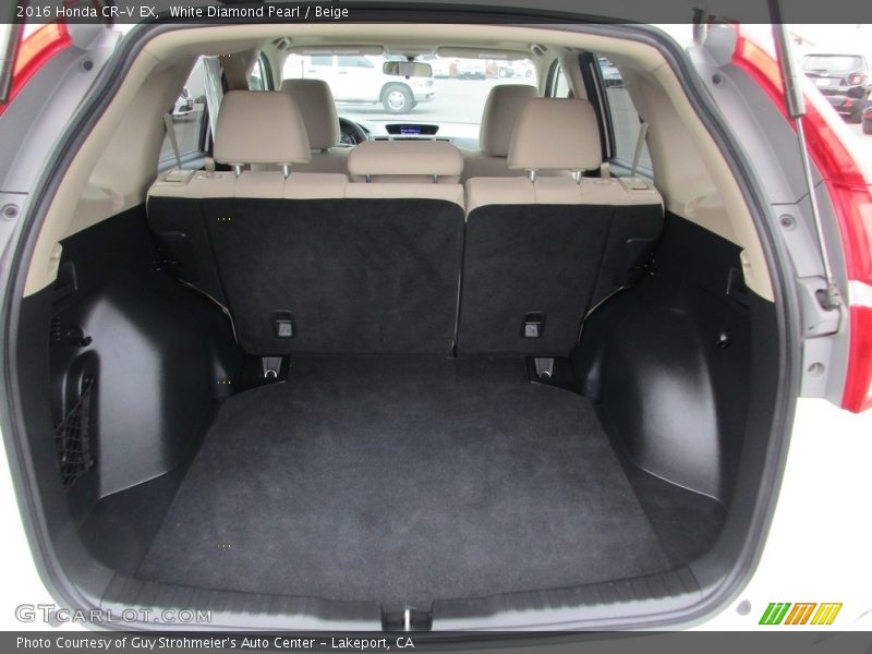 White Diamond Pearl / Beige 2016 Honda CR-V EX