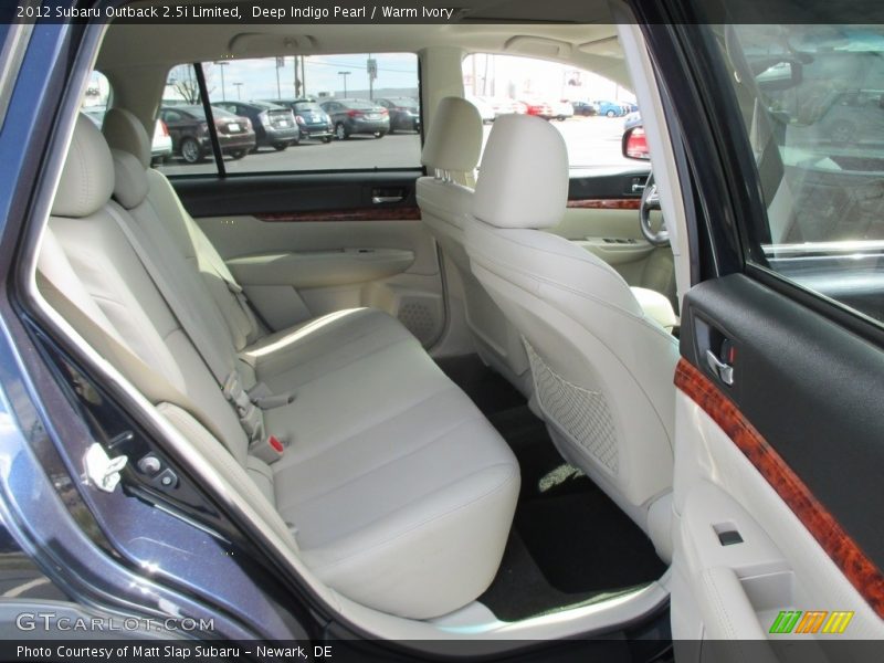 Deep Indigo Pearl / Warm Ivory 2012 Subaru Outback 2.5i Limited